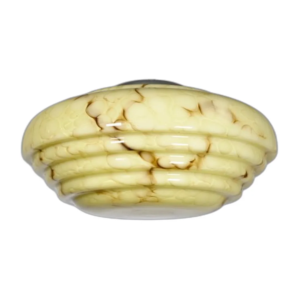 Art Deco Deckenlampe aus Opalglas, 1920er