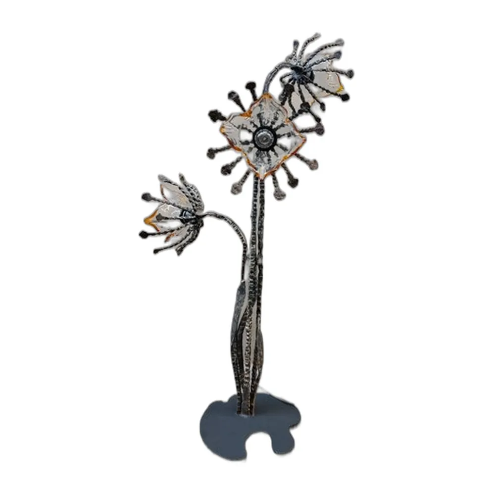 Brutalistische Stehlampe von Mazzega, 1960er