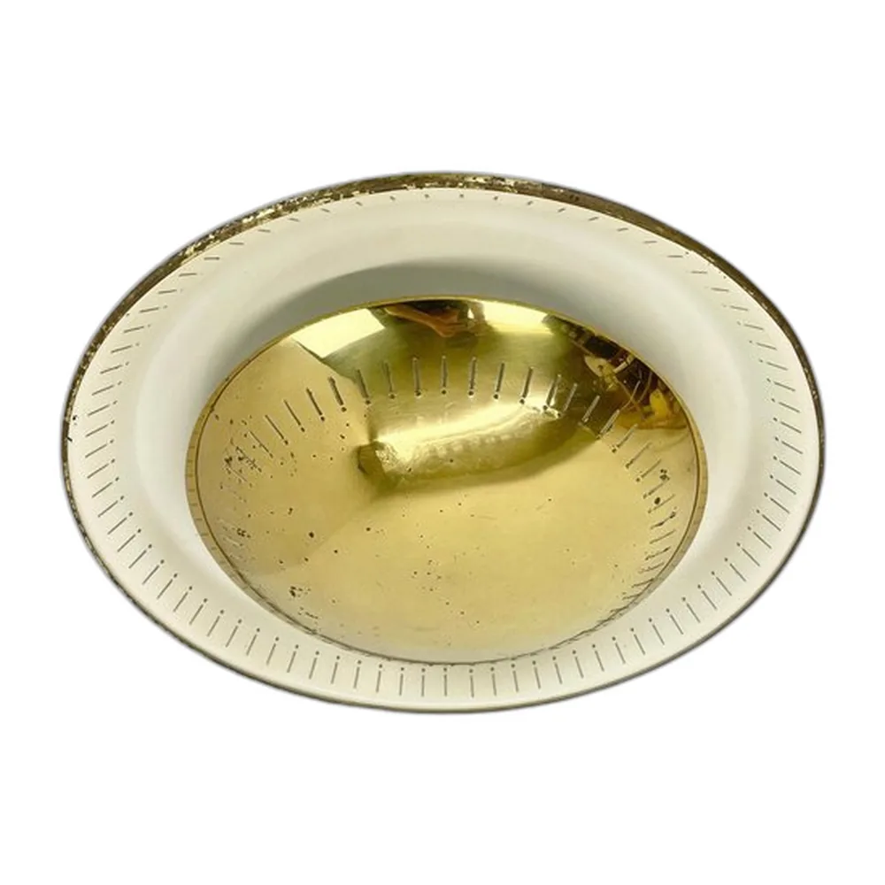 Decken- oder Wandlampe aus Messing im Stil von Gino Sarfatti, Italien, 1950er