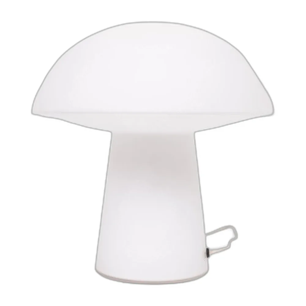 Große Mushroom Tischlampe von Glashutte Limburg, 1970er