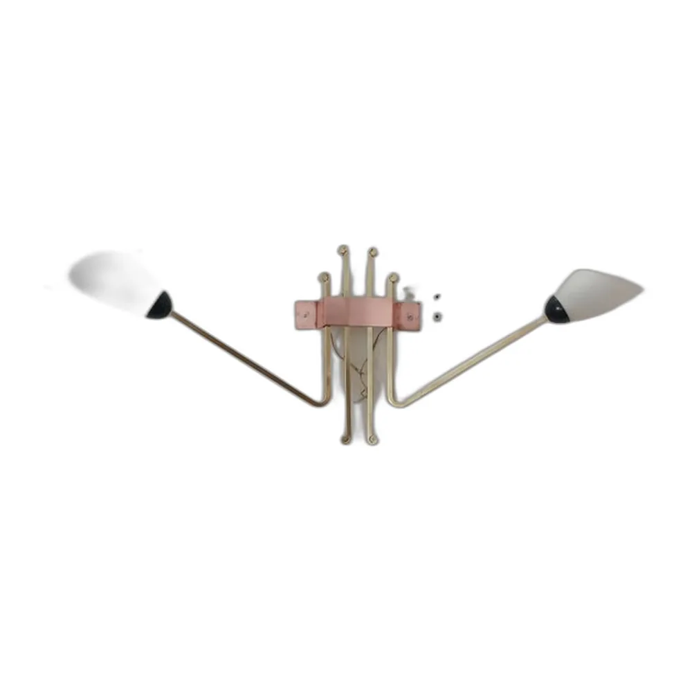 Große Vintage Wandlampe, 1960er