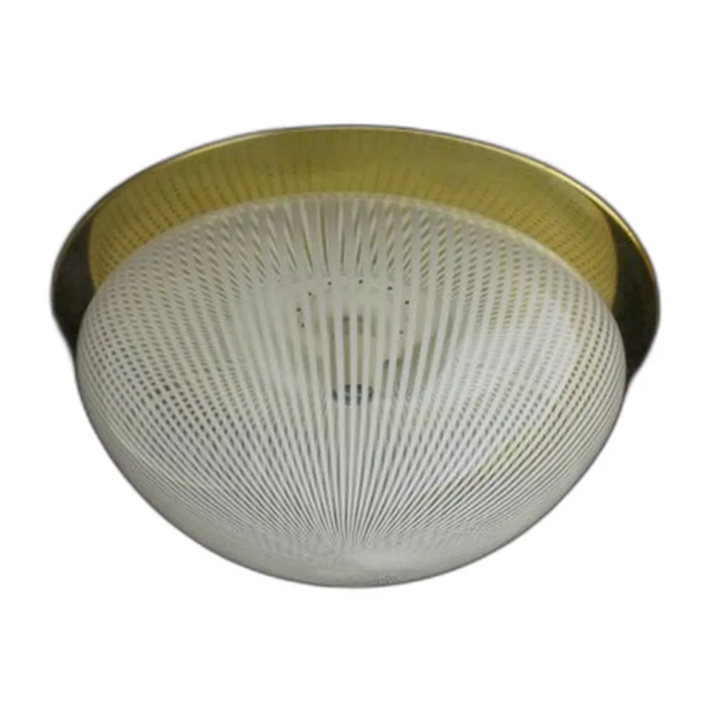 Italienische Mid-Century Tessuto Deckenlampe von Venini, 1970er