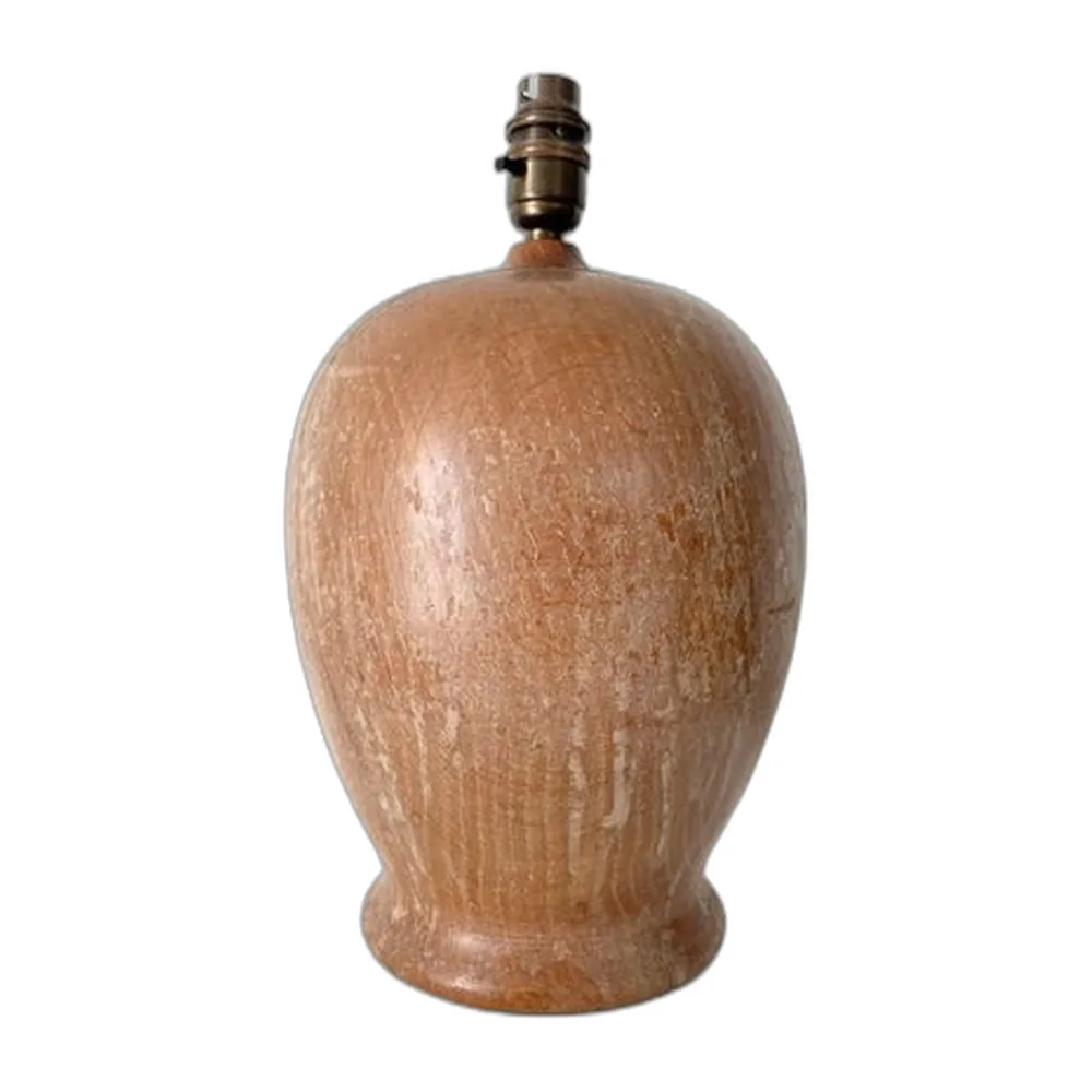 Minimalistische Tischlampe aus gekalkter Eiche, 1950er
