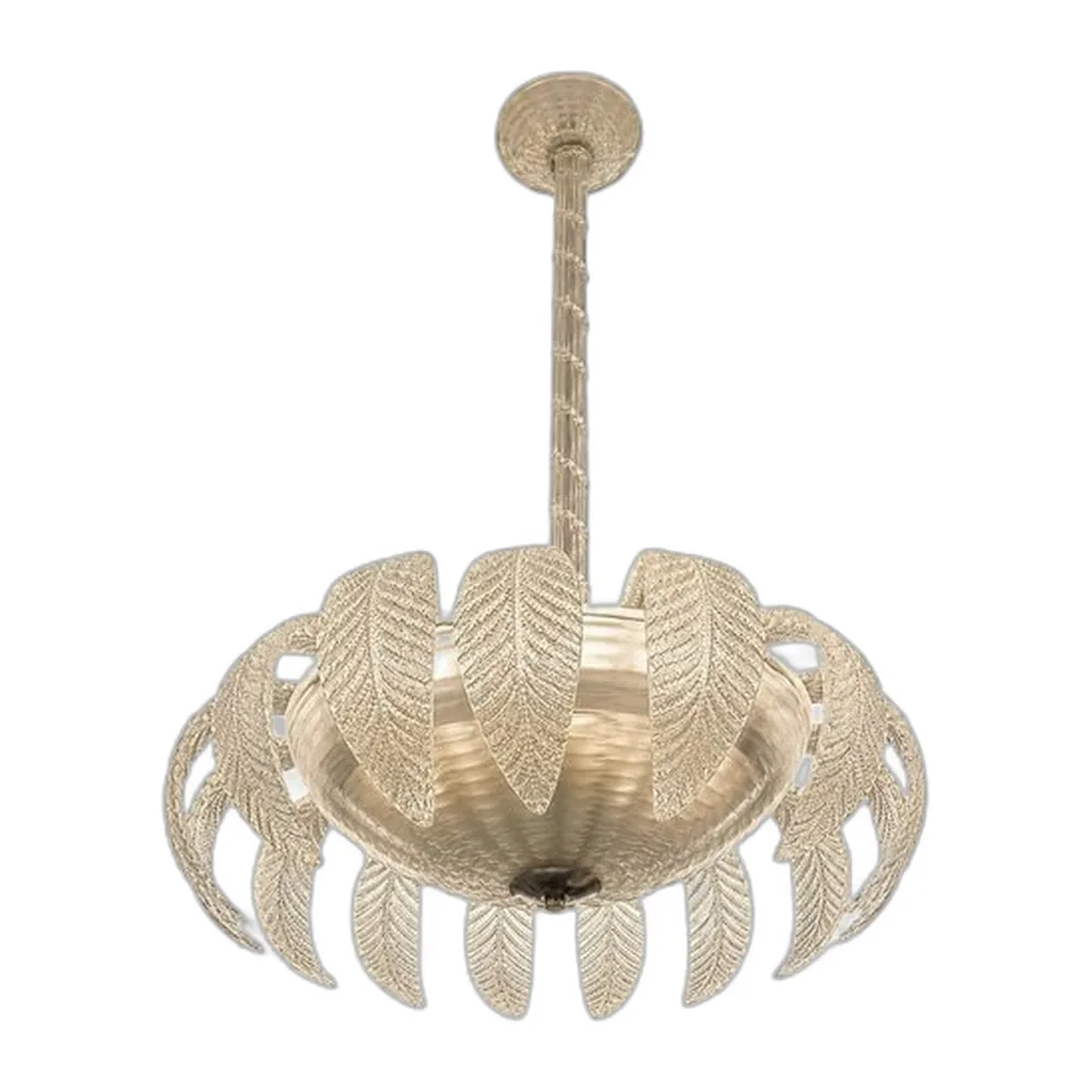 Murano Hängelampe von Barovier für Erco, 1940er