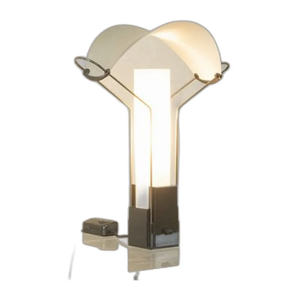 Palio Tischlampe aus Opalglas von Arteluce