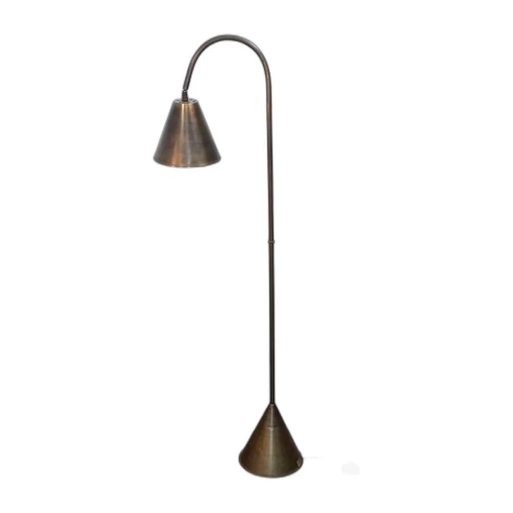 Stehlampe aus Messing von Jacques Adnet für Valenti, 1960er