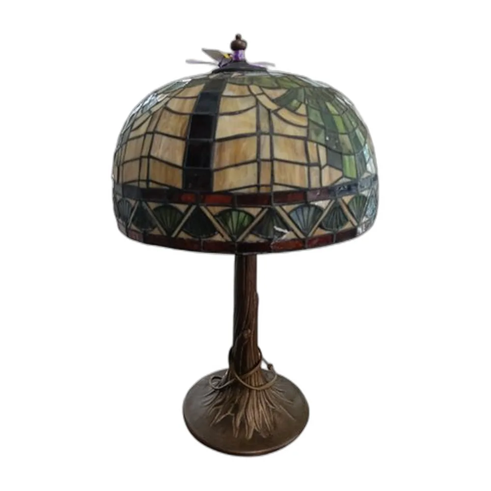 Tischlampe aus Metall, 1890er