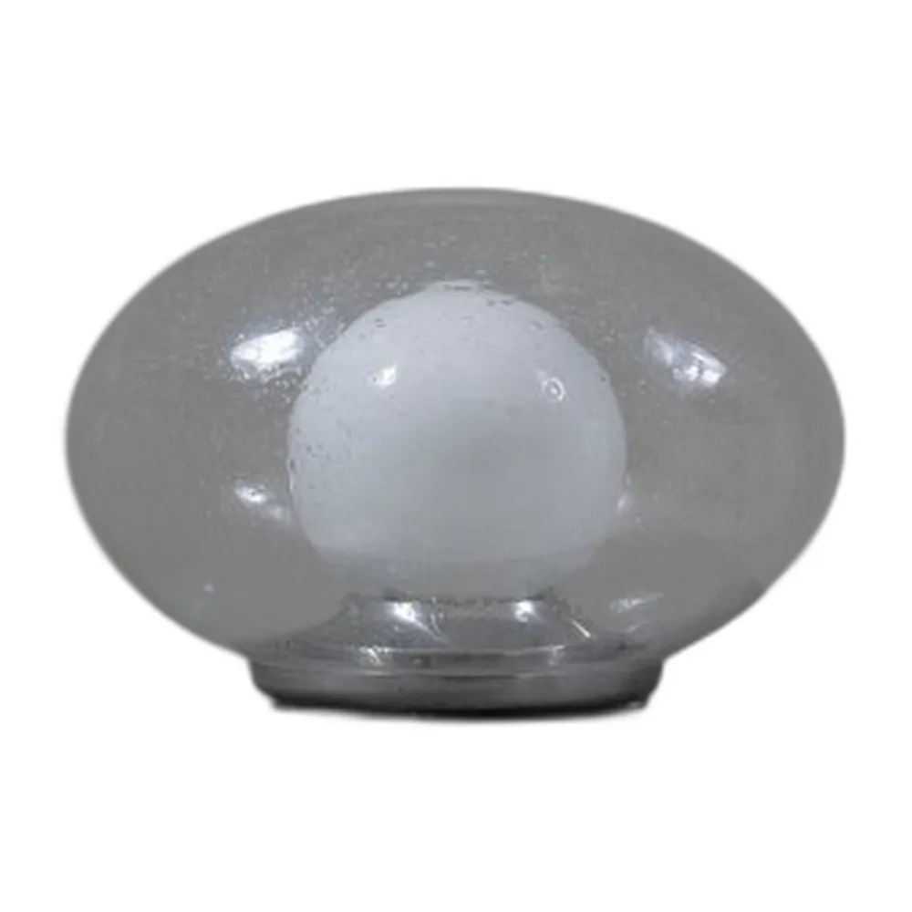 Tischlampe mit Pulegoso Glas, 1960er