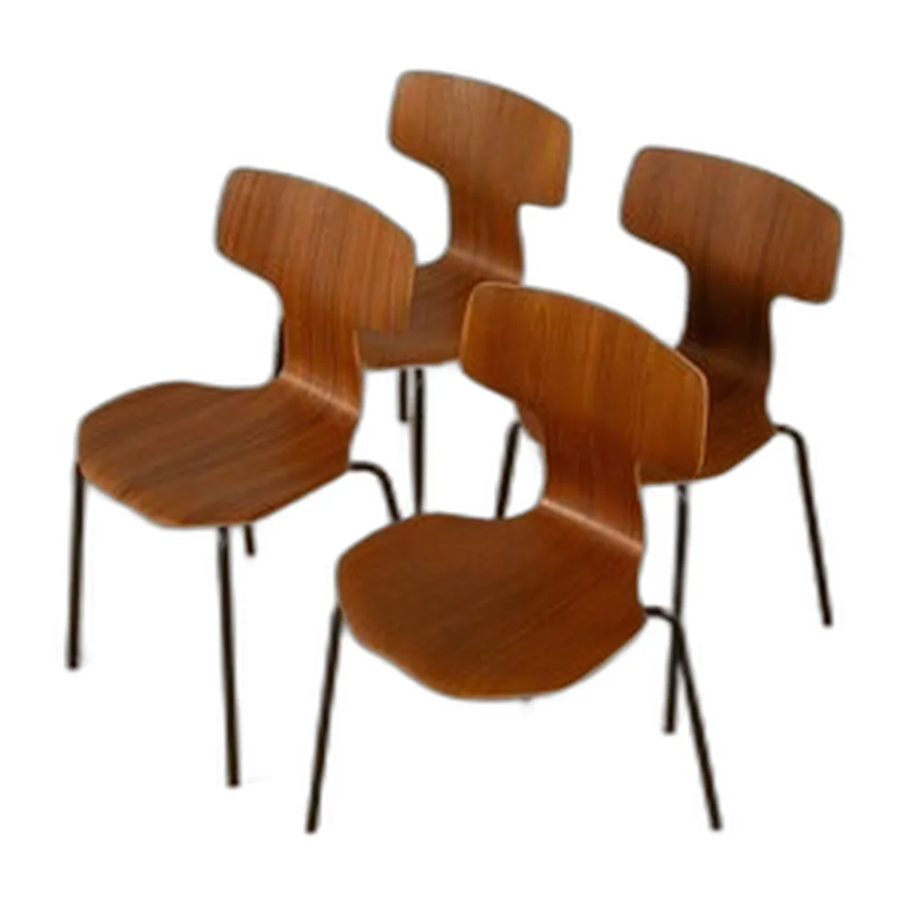 3103 Hammer Chair von Arne Jacobsen, 4er Set