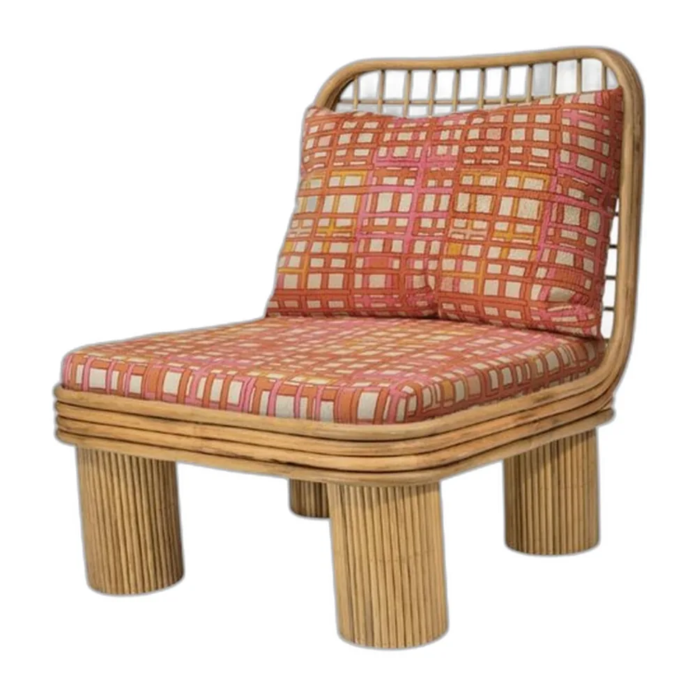 Annka Stuhl aus gebeiztem Rattan von Popus Editions
