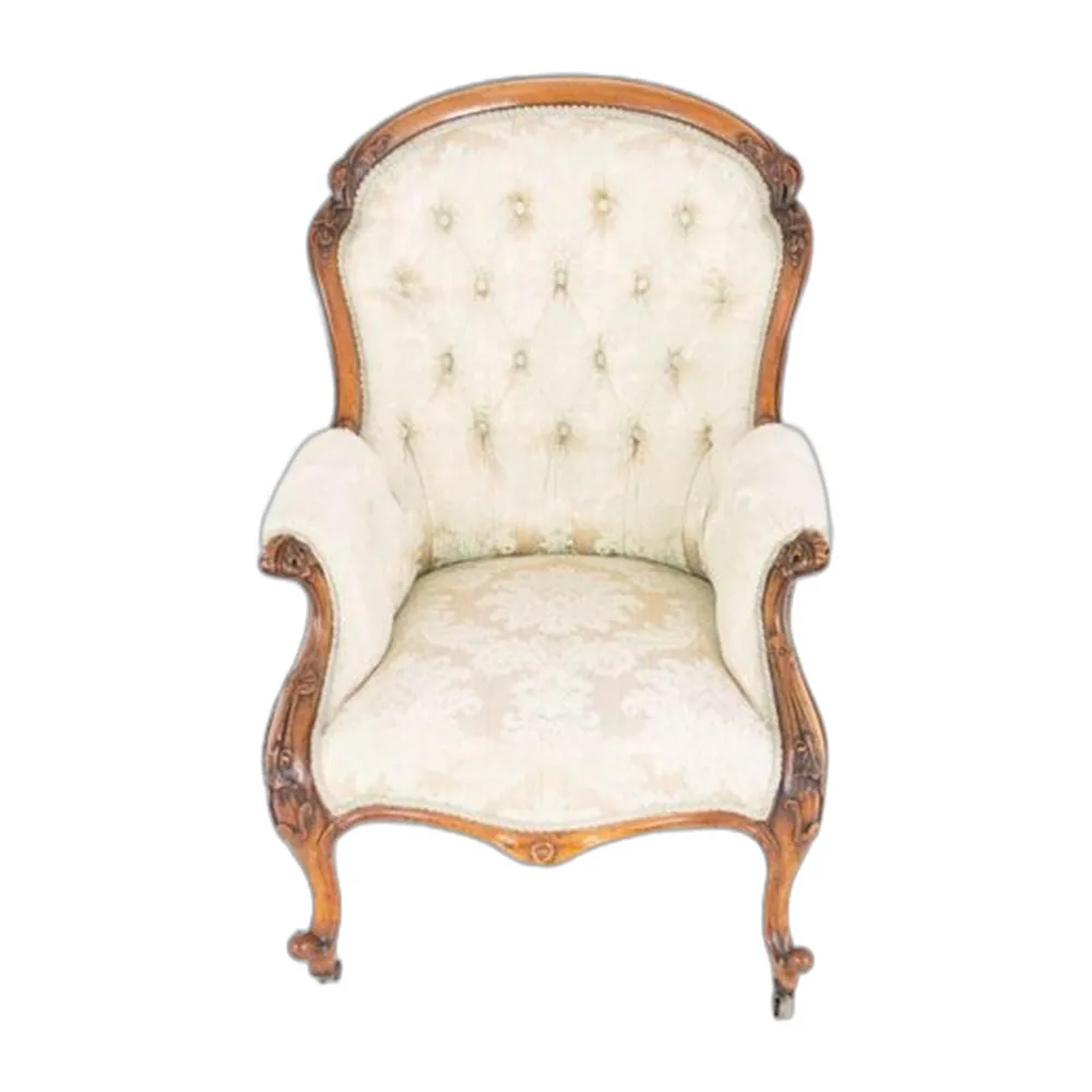 Antiker viktorianischer Stuhl aus Mahagoni, 1860