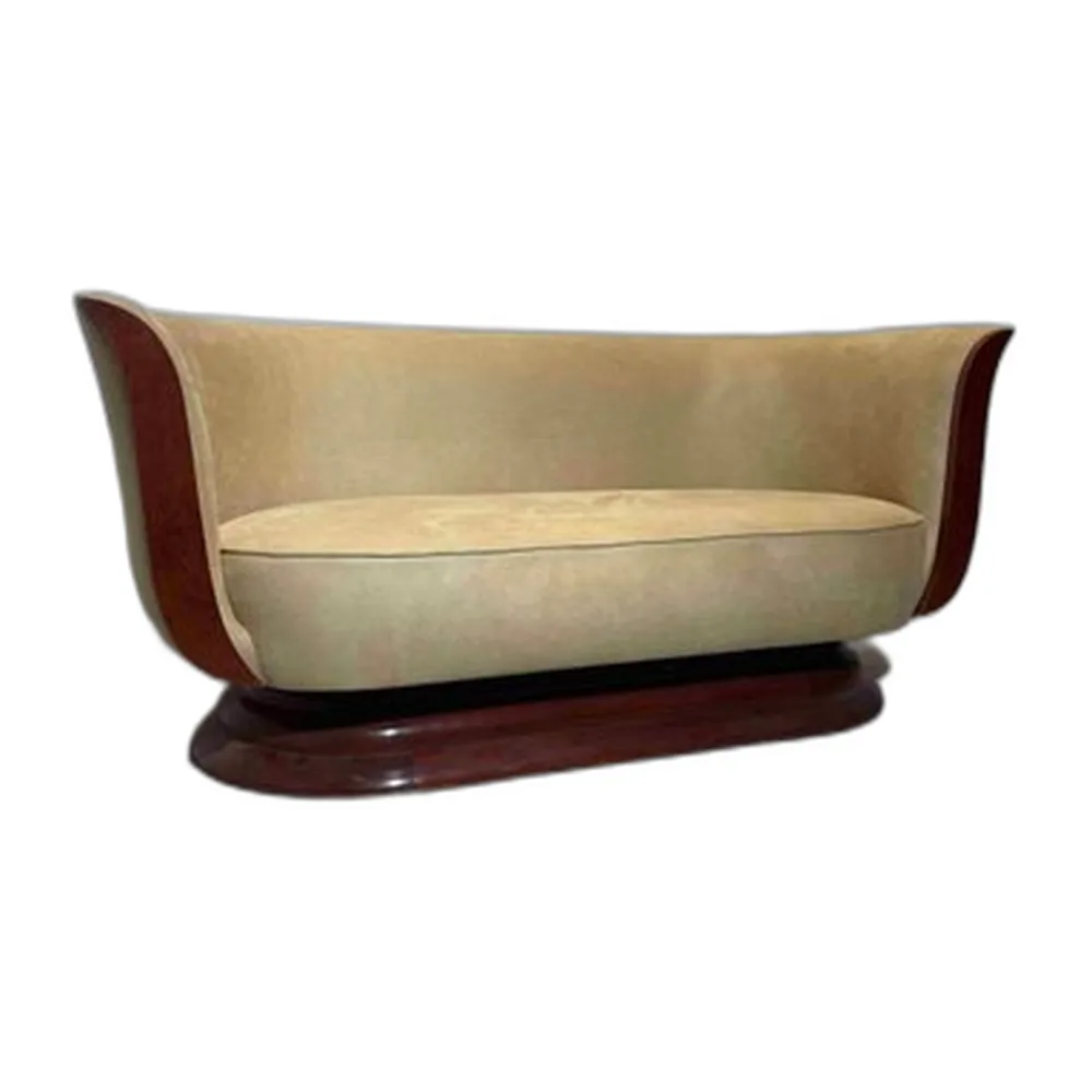 Art Deco Tulip 2-Sitzer Sofa von Hotel Le Malandre