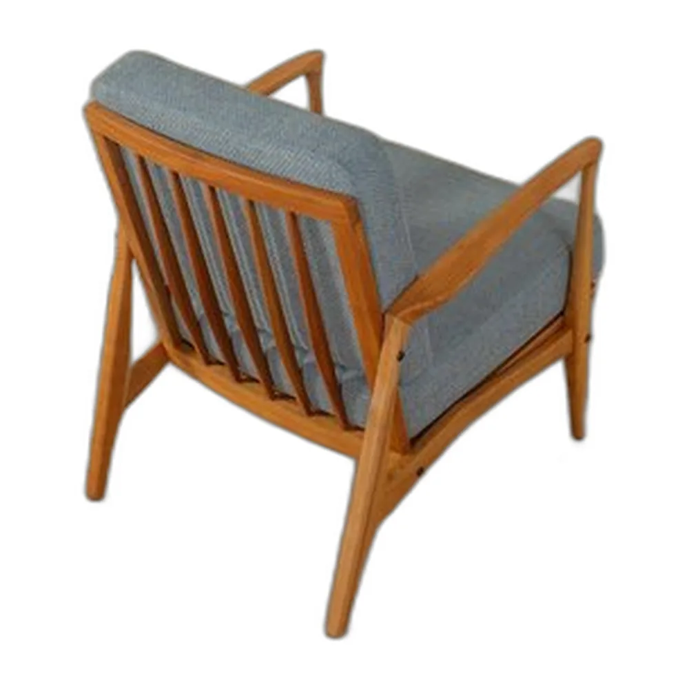 Blauer Vintage Sessel, 1960er