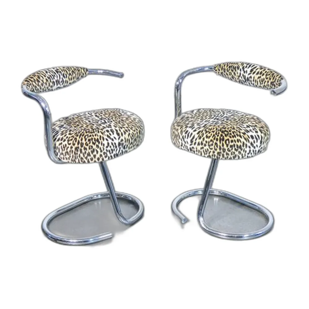 Cobra Stühle von Giotto Stoppino, 1970er, 2er Set