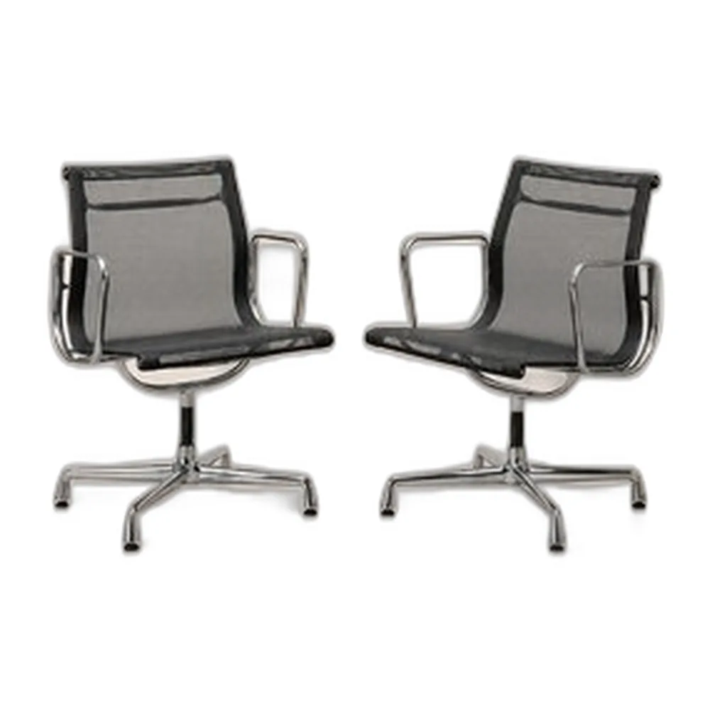 EA 103 Aluminium Bürostühle von Charles und Ray Eames für Vitra, 2005, 2er Set