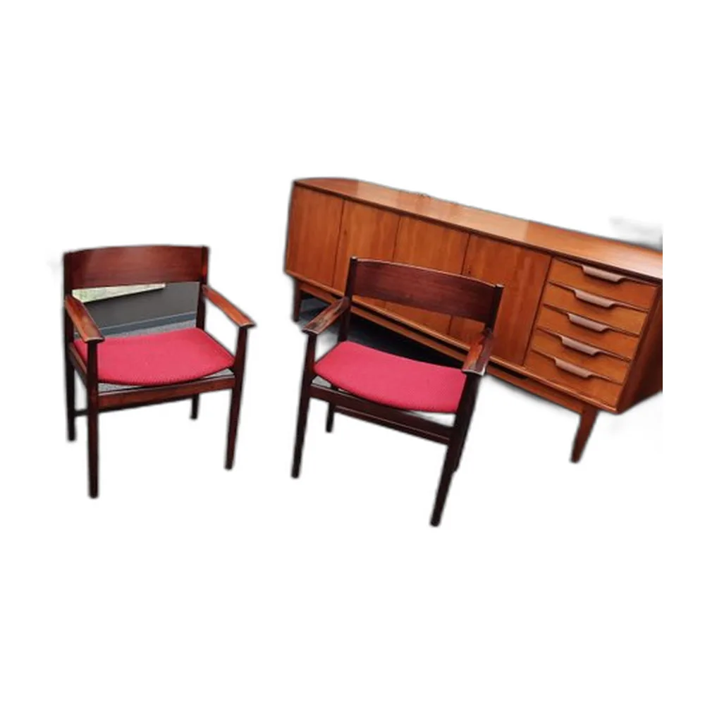 Esszimmerstühle von Kurt Østervig für Sibast, 1960er, 2er Set