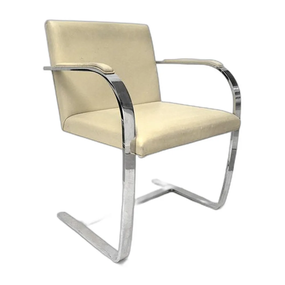 Flacher BRNO Stuhl von Ludwig Mies van der Rohe, 1970er