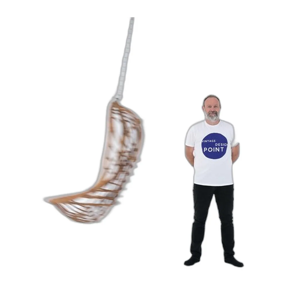 Hängender Egg Chair aus Rattan