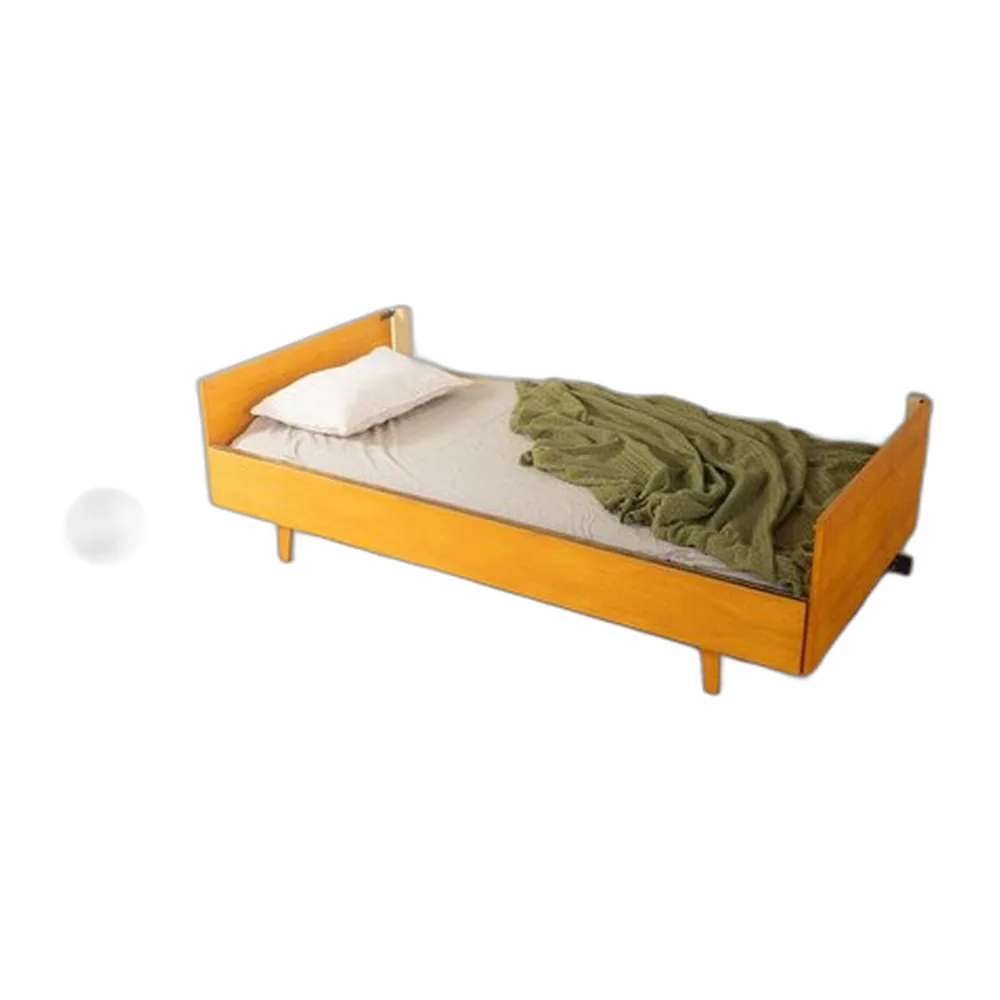 Hellbraunes Mid-Century Klappbett, 1960er