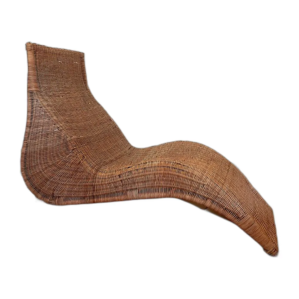 Karlskrona Wicker Chaiselongue von Carl Öjerstam für Ikea, 1990er