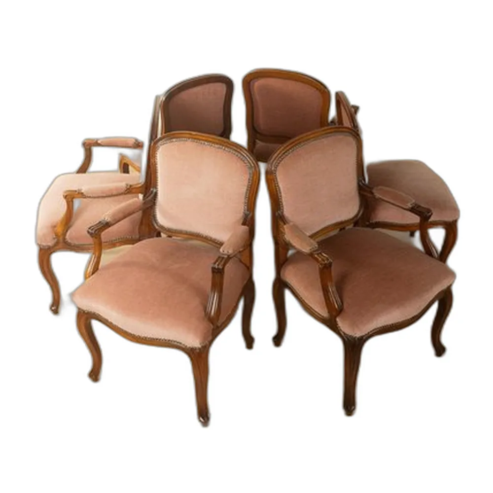 Klassische Rokoko Stühle, 1900er, 6er Set