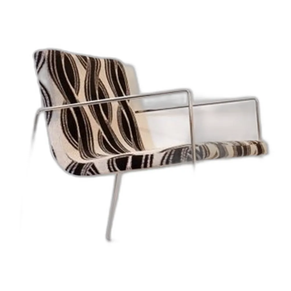 Minimalistischer Vintage Sessel, 1970er
