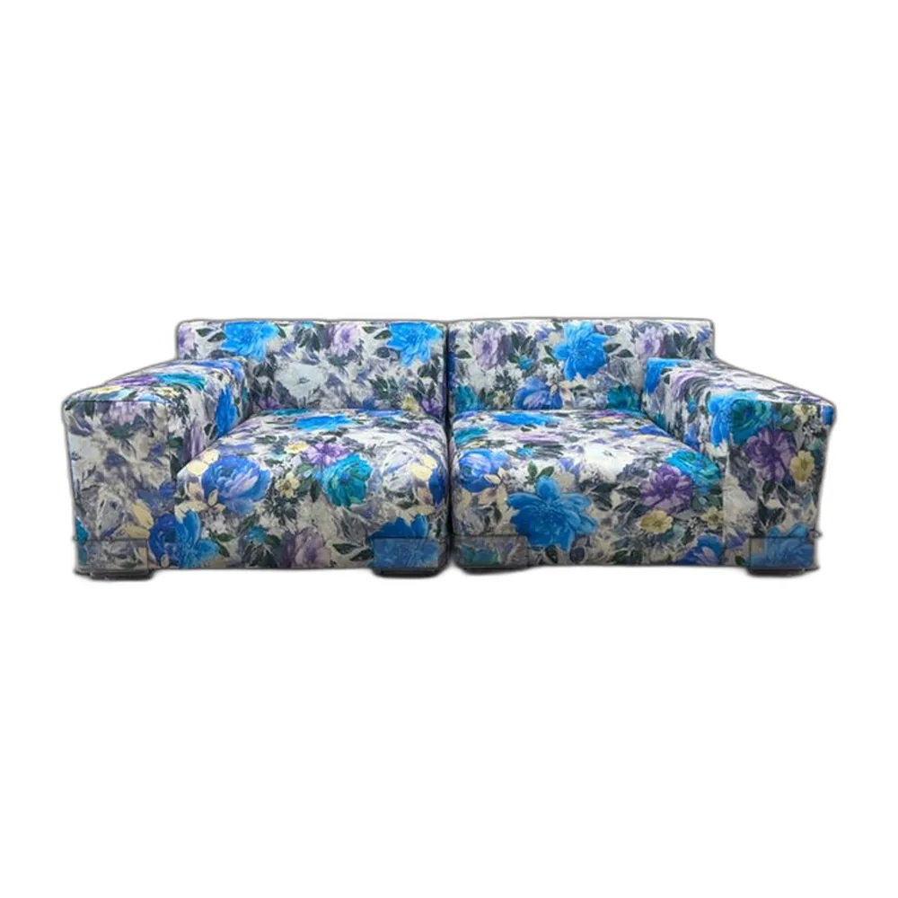 Modulares 2-Sitzer Sofa von Piero Lissoni für Kartell, 2er Set