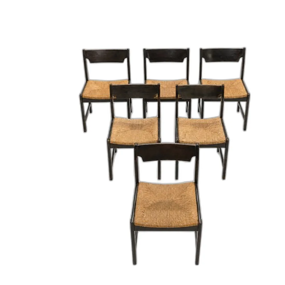 Niederländische Vintage Stühle von Gerard Geytenbeek, 1960er, 6er Set