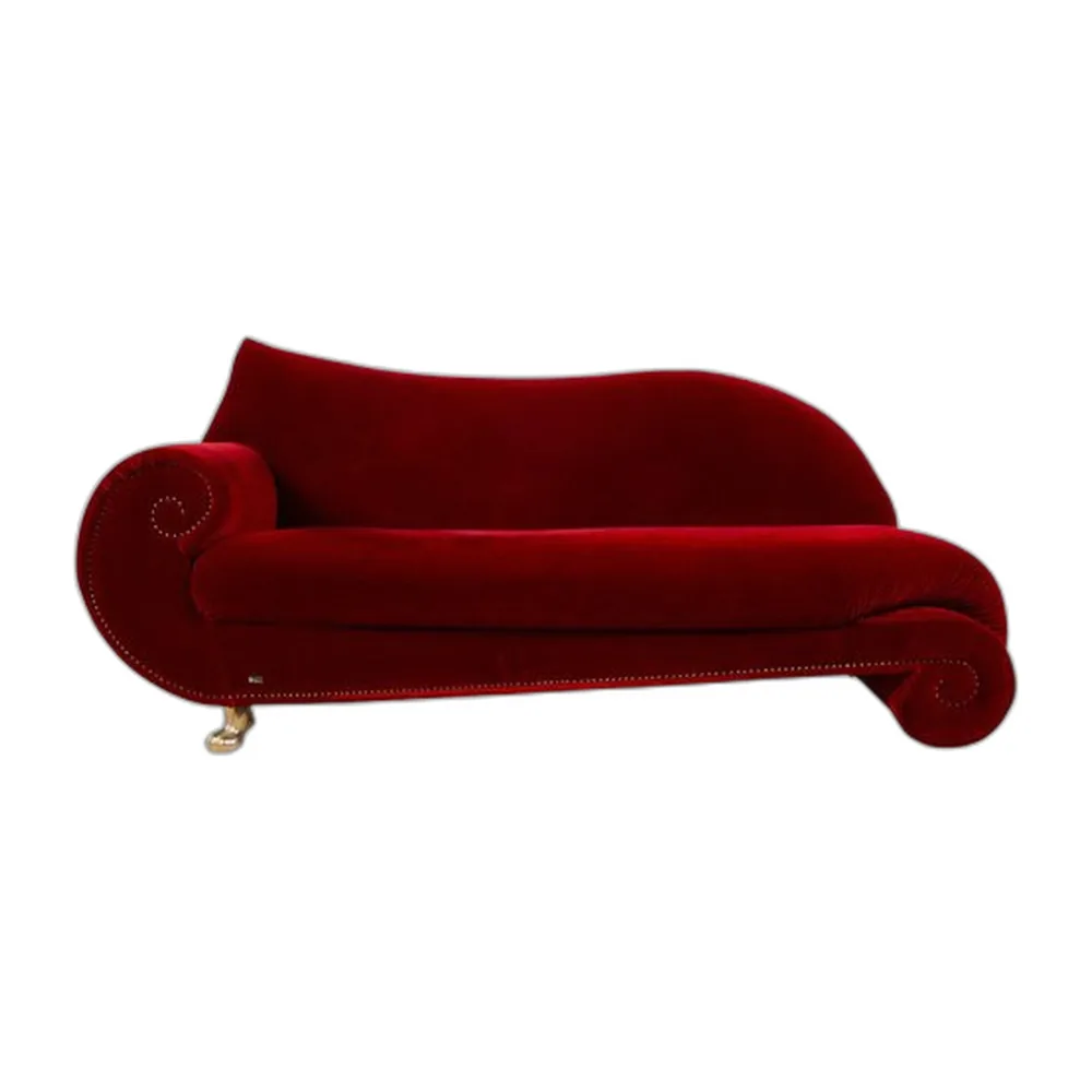 Rotes Gaudi Drei-Sitzer Sofa von Bretz