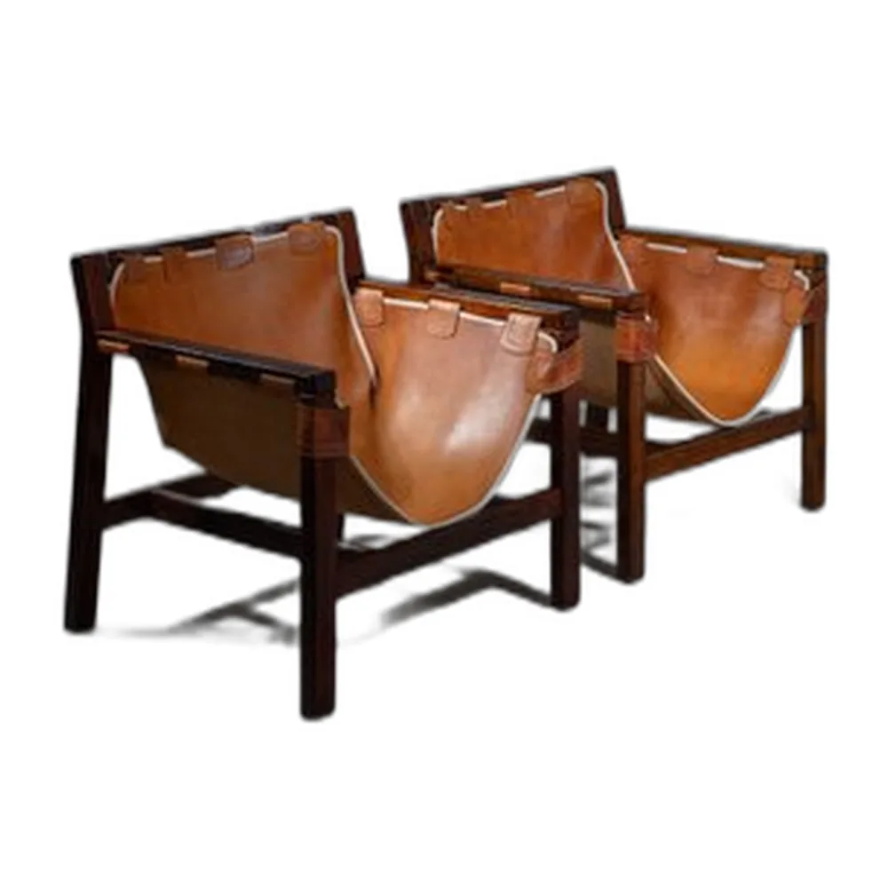 Safari Sessel von Carlo Hauner für Forma, 1970er, 2er Set