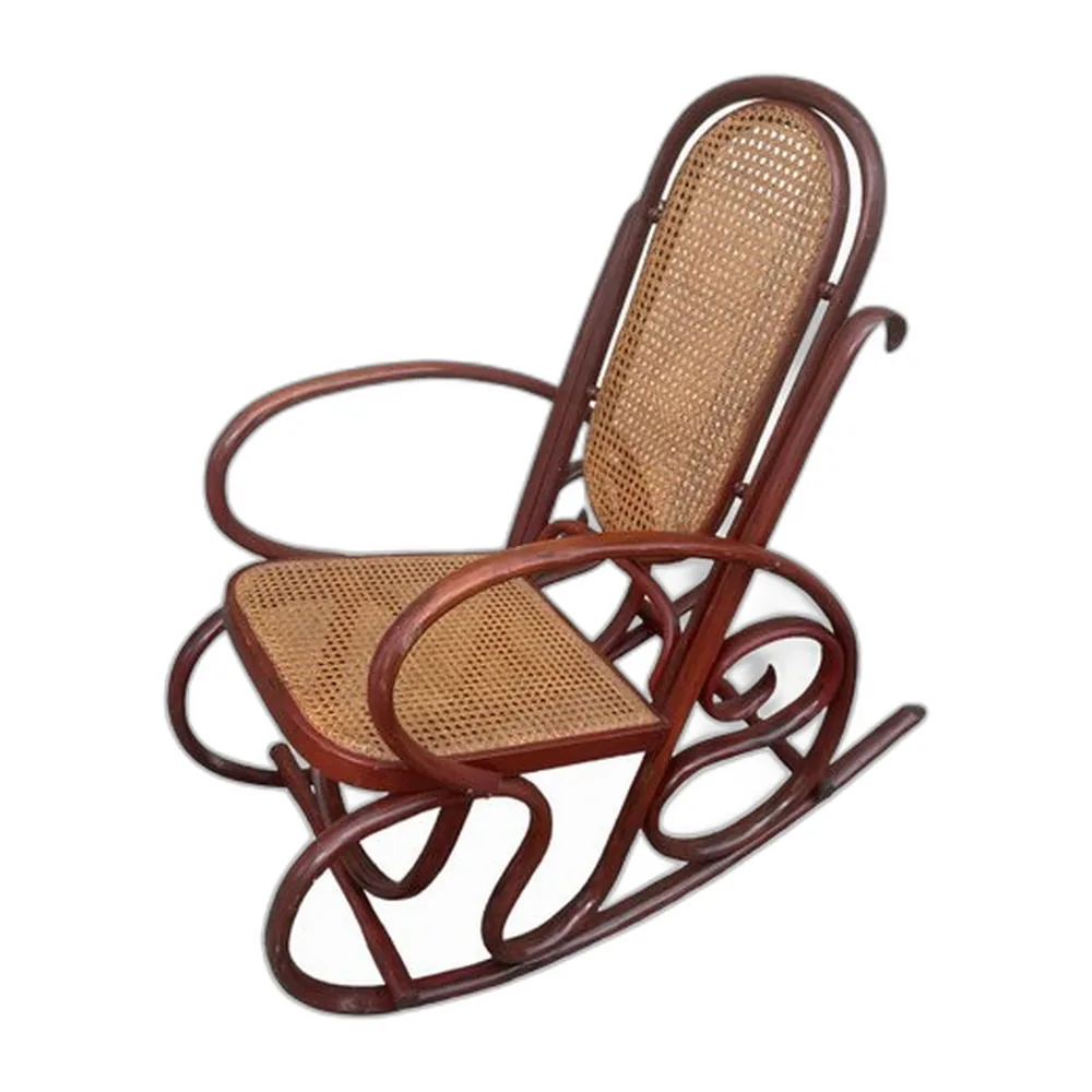 Schaukelstuhl aus Buche von Michael Thonet