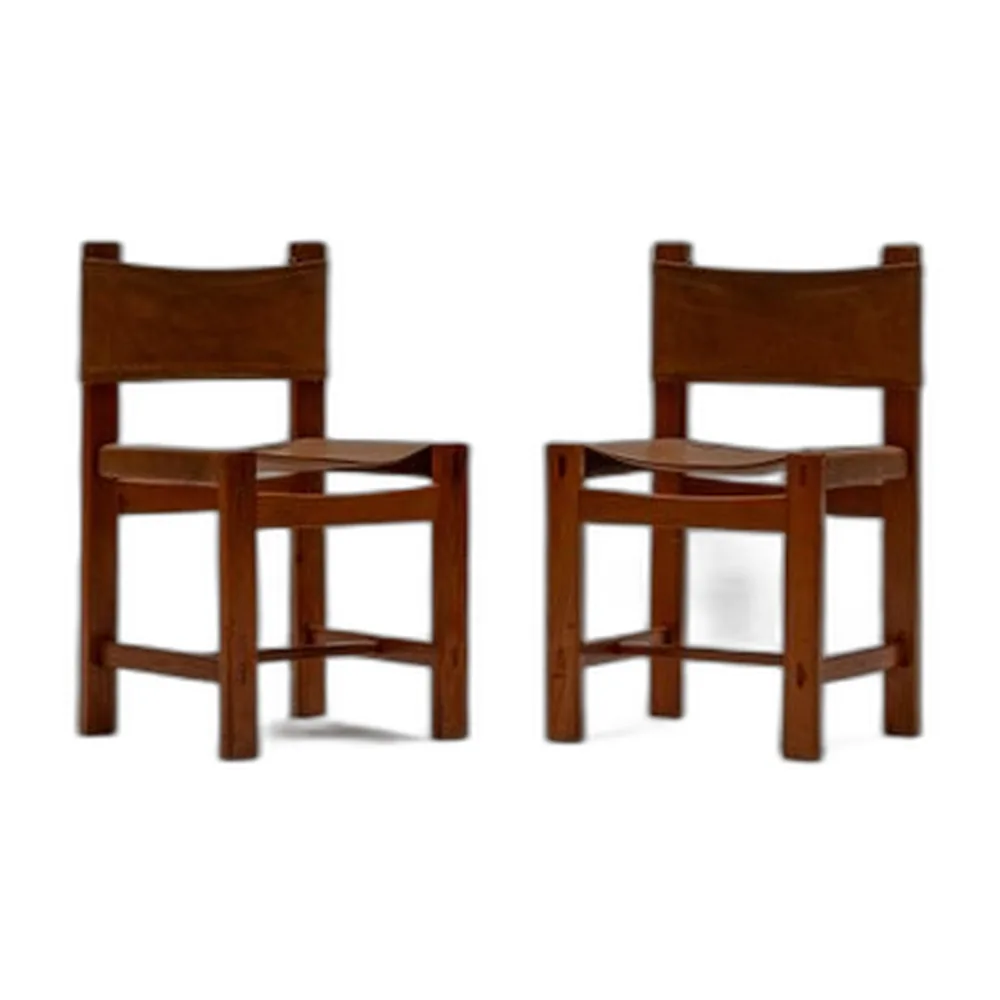 Set aus 2 Maison Regain Beistellstühlen, Frankreich, 1970er, 2er Set