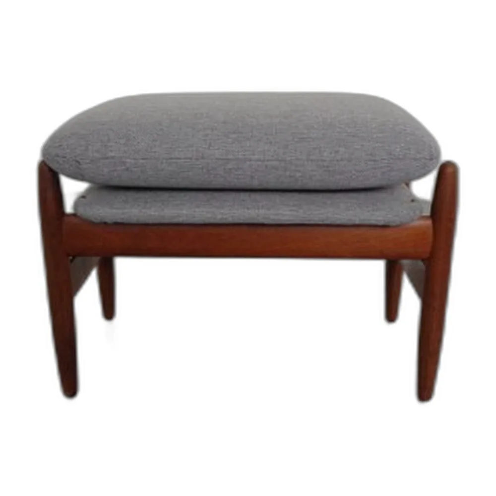 Teak Hocker oder Ottomane von Hans Olsen für Frem Røjle, Denmark, 1960er