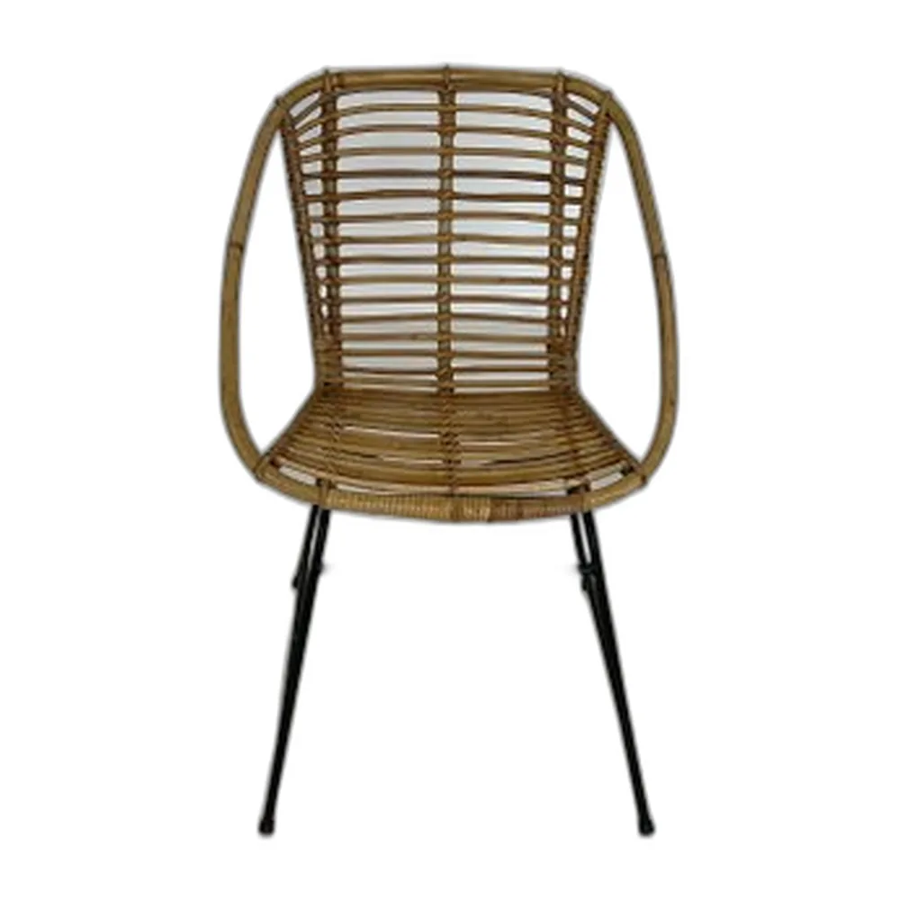 Vintage Korbsessel aus Rattan, 1960er