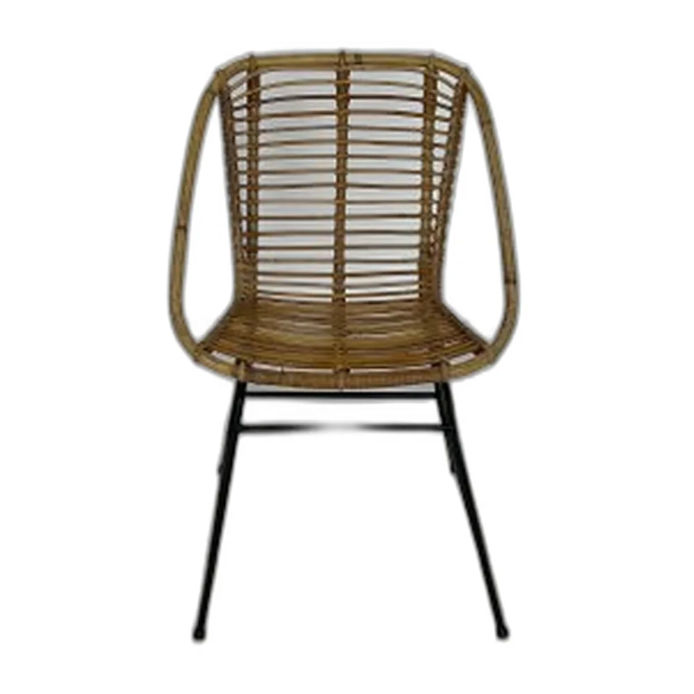 Vintage Korbsessel aus Rattan, 1960er