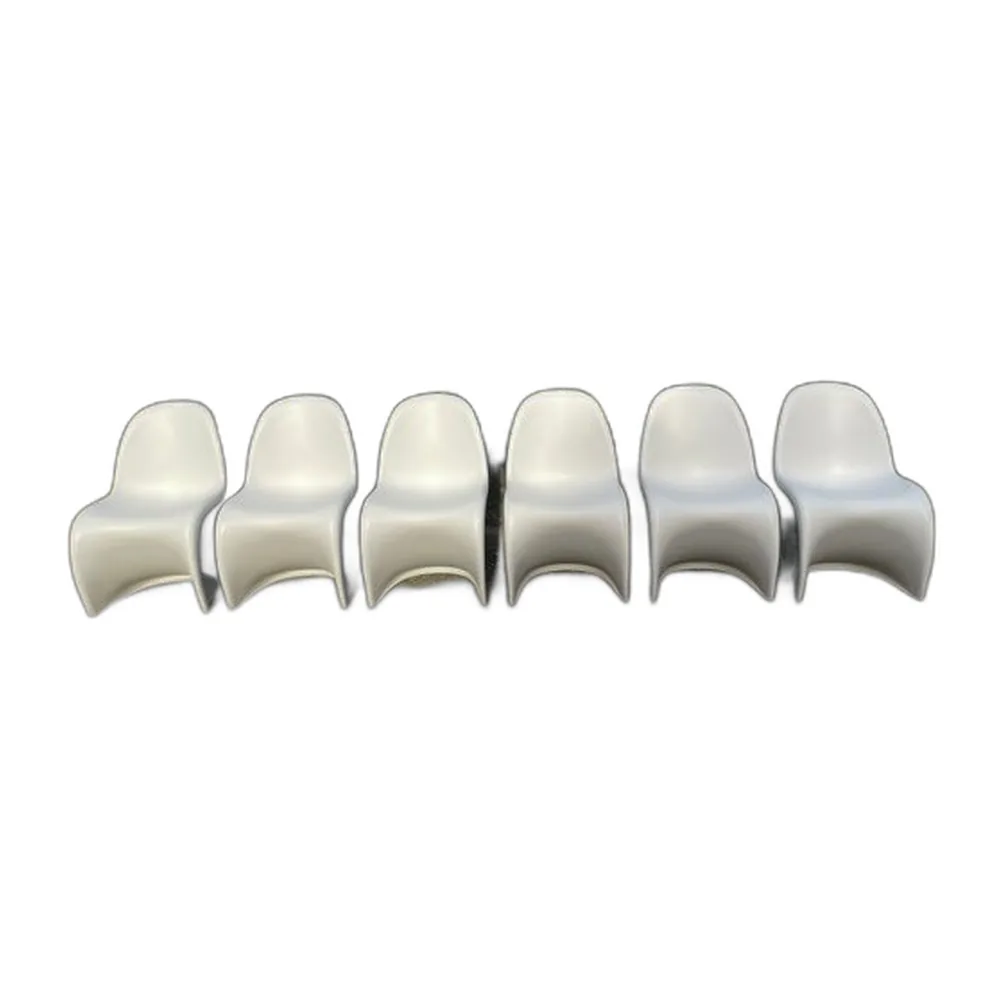 Vintage Stühle von Verner Panton für Vitra, 2000er, 6er Set