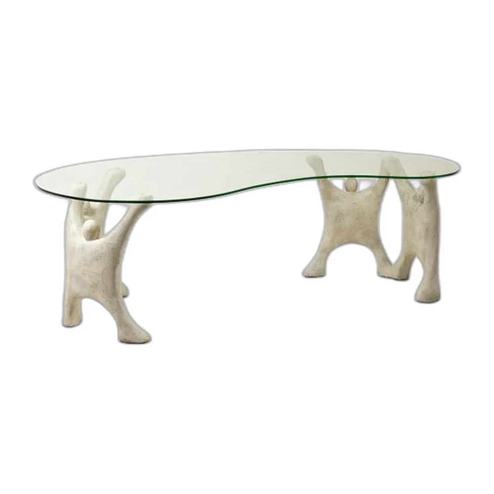 Brutalistischer Skulpturaler Couchtisch, 1970er