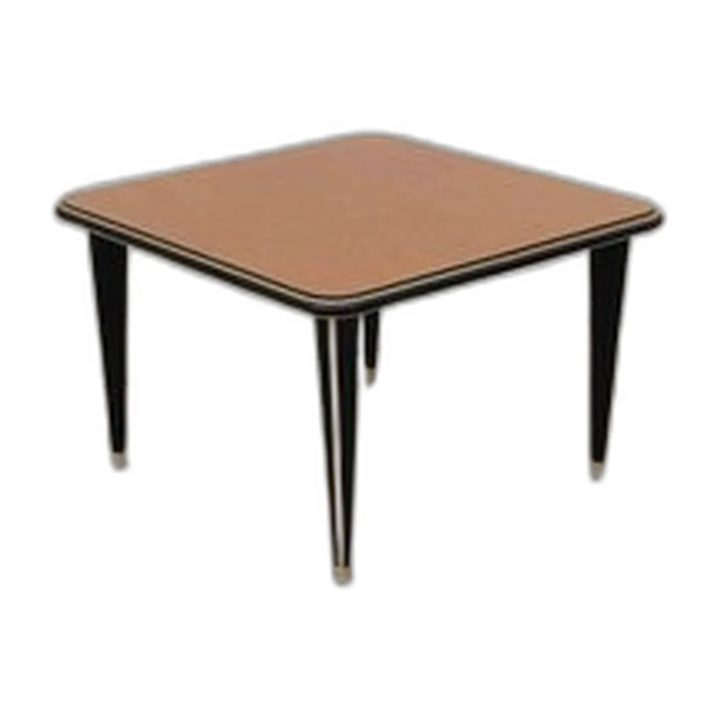 Couchtisch aus Kunstleder und Glas, 1960