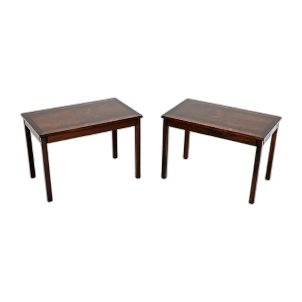 Dänische Vintage Beistelltische, 1960er, 2er Set