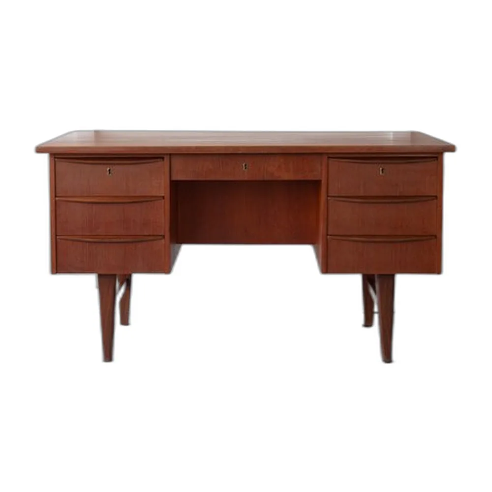 Dänischer Mid-Century Teak Schreibtisch, 1960er