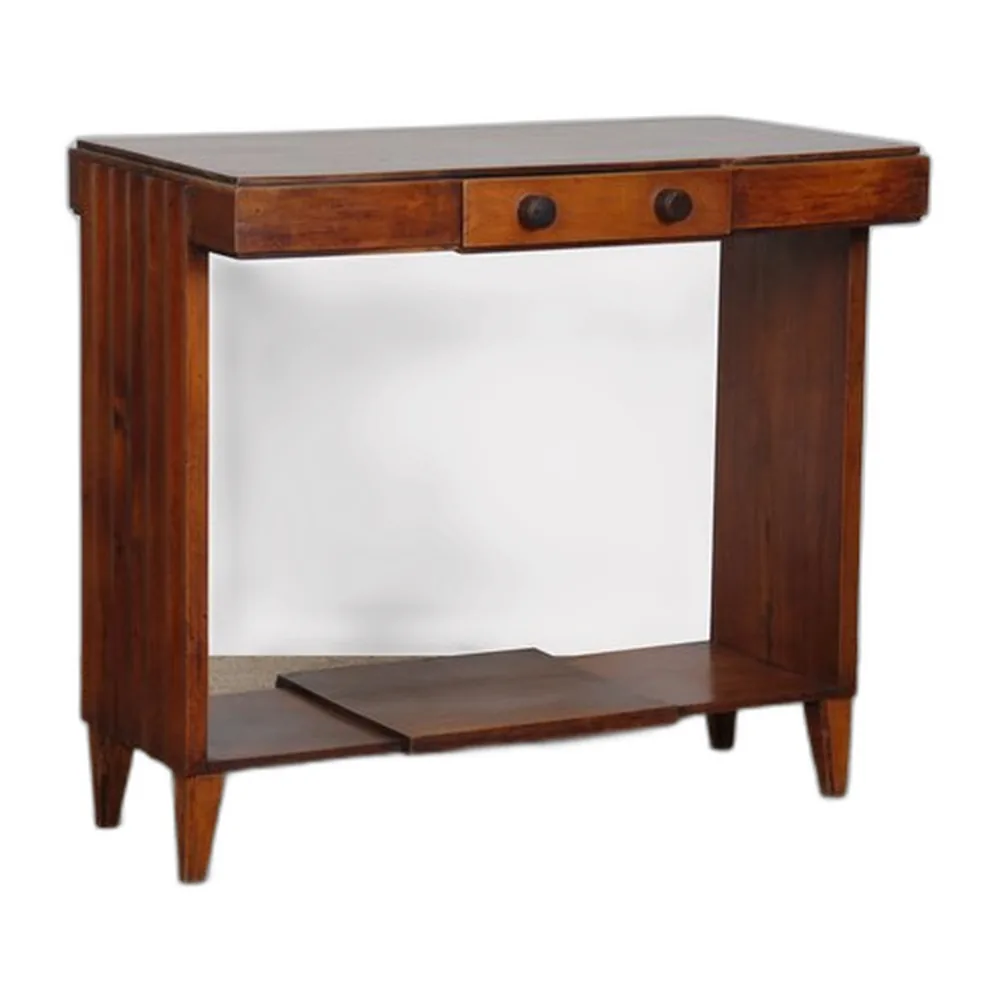 Französischer Vintage Konsolentisch aus Holz, 1940er