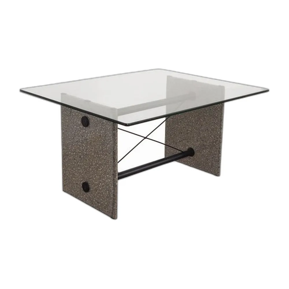 Italienischer Couchtisch aus Glas, 1960er