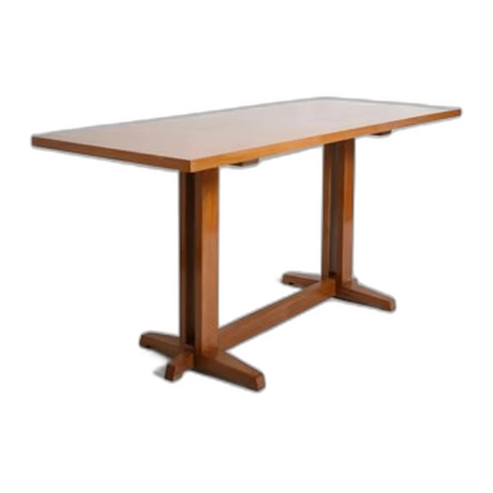 Konsolentisch aus hellem Holz, 1970er