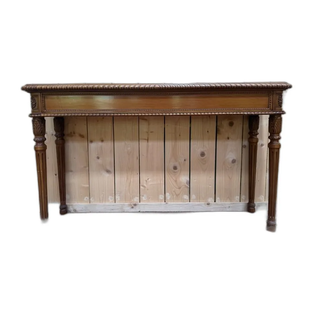 Louis XVI Konsolentisch aus geschnitztem Holz, 1950er