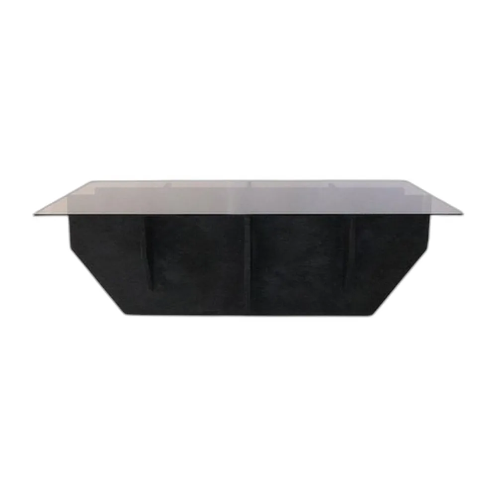 Schwarzer Coal Couchtisch von Arthur Bitsch