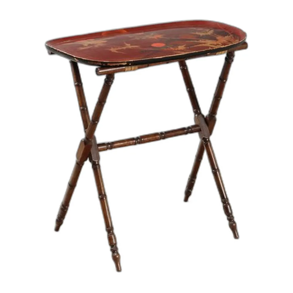 Tabletttisch aus lackiertem Holz