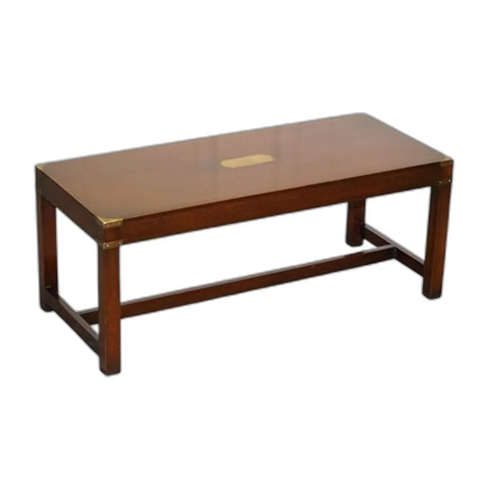 Vintage Campaign Couchtisch von REH Kennedy