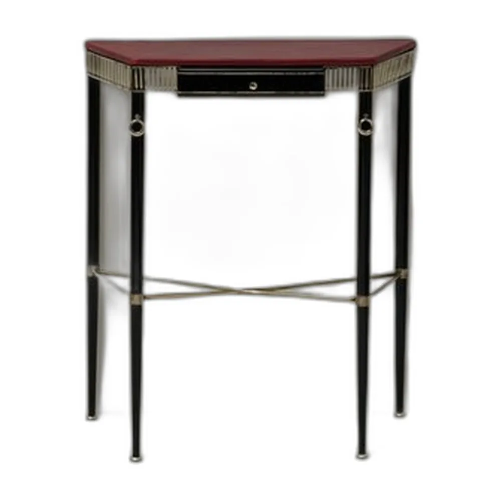 Vintage Konsolentisch im Stil von Jacques Adnet, 1950er
