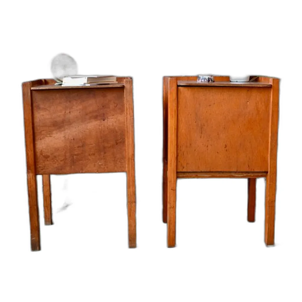 Vintage Nachttische, 1950er, 2er Set