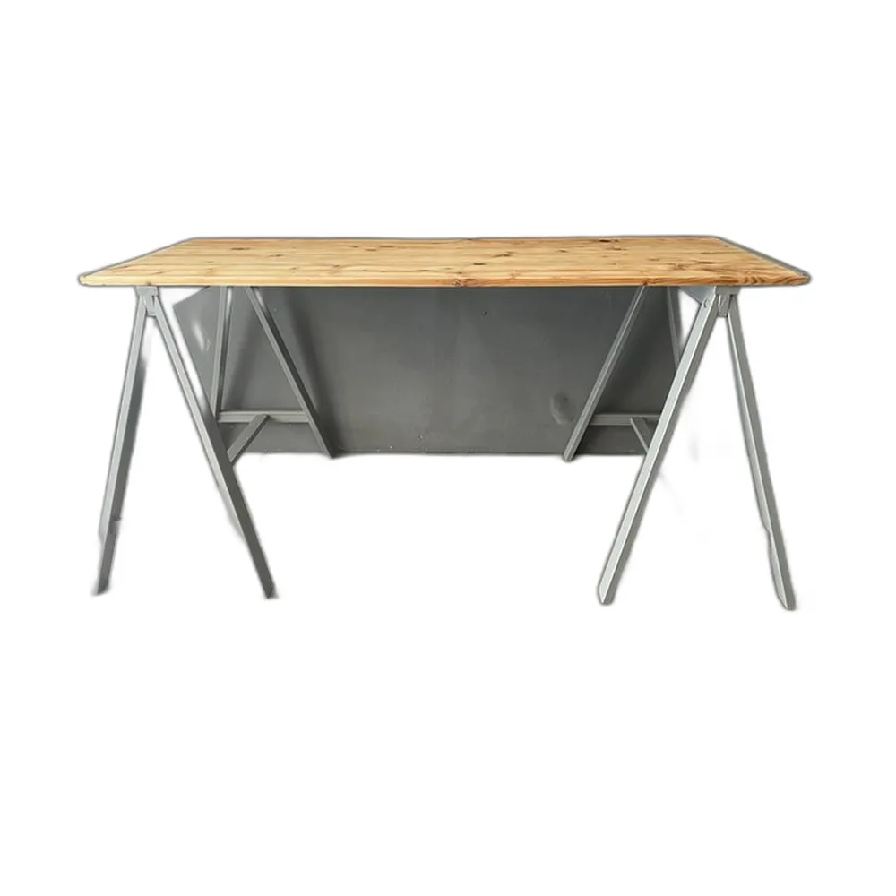 Vintage Schreibtisch aus Tannenholz, 1960er